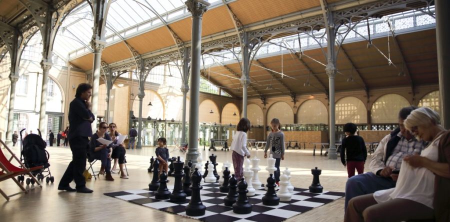 L’échiquier de Paris au Carreau du temple !
